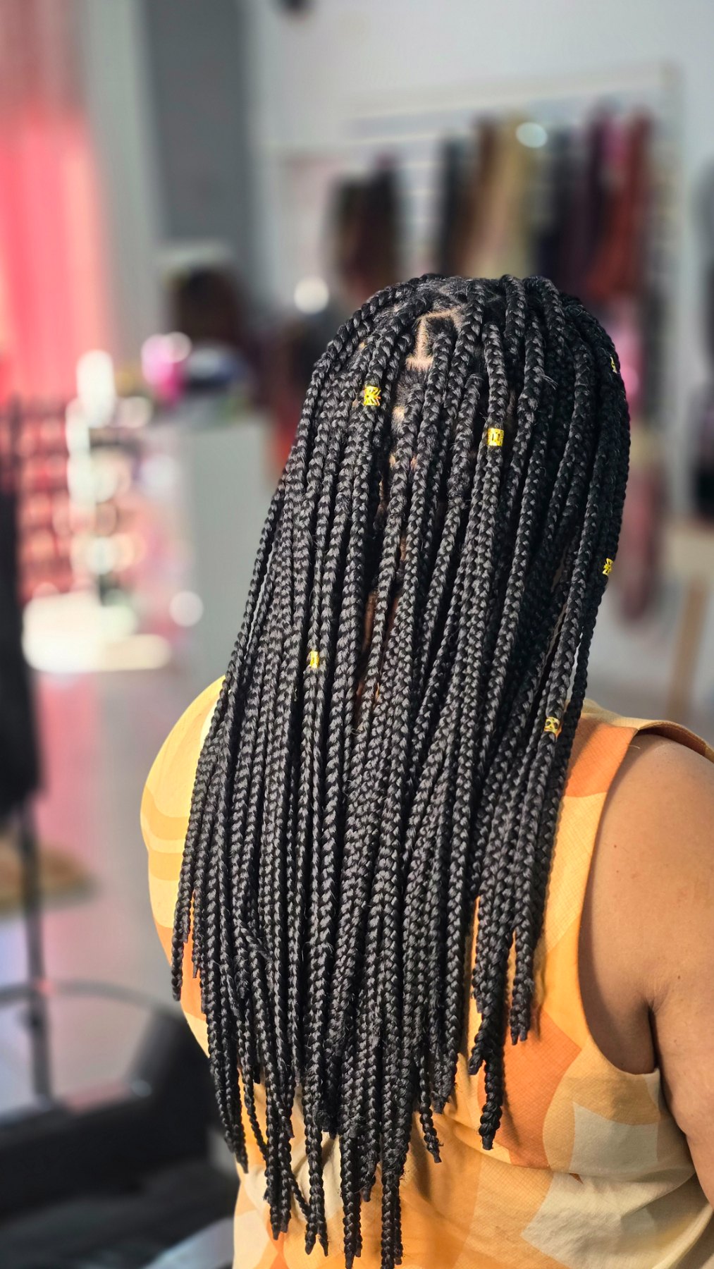 Box Braid Meio das Costas